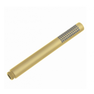 Lucid Brushed Gold Round Handheld Shower